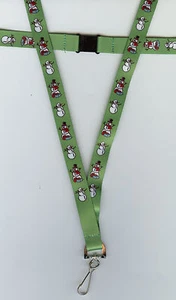 1 JOLLY SNOWMEN Festive Christmas Fun Safety Breakaway ID Lanyard: FREE UK P&P - Picture 1 of 1