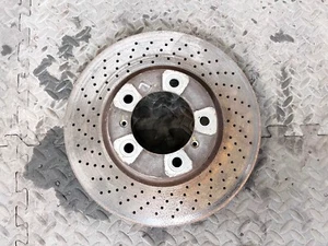 01-12 PORSCHE 911 CARRERA 4S 997 FRONT LEFT OR RIGHT WHEEL DISC BRAKE ROTOR OEM - Picture 1 of 2