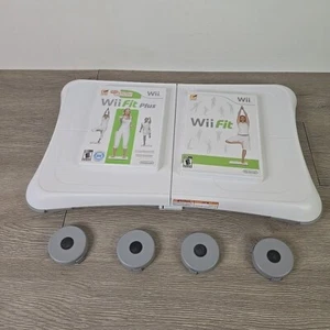 Nintendo Wii Bundle - 2 GAMES Wii Fit & Wii Fit Plus and Balance Board - Picture 1 of 8