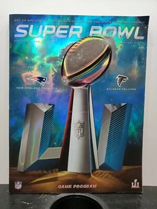 NFL 2017 Super Bowl LI Game Program New England Patriots vs. Atlanta Falcons - Picture 1 of 6