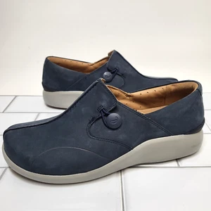 Clarks Unstructured Women Loafers US Size 9W - Picture 1 of 7