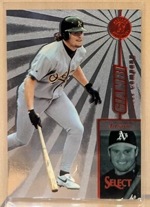 1997 SELECT COMPANY #72 Jason Giambi RARE ETCHED FOIL SILVER PARALLEL - Picture 1 of 2