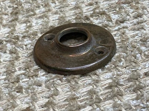 Antikes Messing Rosettenschild für Türknauf 2 1/8 Zoll - Bild 1 von 4