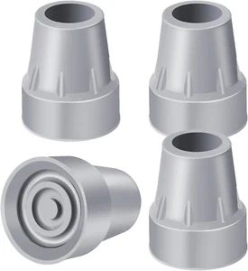 Puntas de muleta 7/8 pulgadas actualización goma resistente muleta accesorios repuesto - Imagen 1 de 12