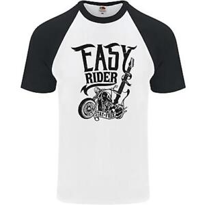 Easy Rider Moto Motard Moto HOMMES S/S Baseball T-Shirt