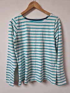 Lazy Jacks Striped Cotton Jersey Top Size S - Picture 1 of 5