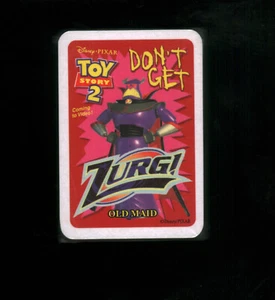 Toy Story 2 - Zurg! Old Maid Mini Juego de Cartas Cereal Premium NUEVO PRECINTADO - Imagen 1 de 2
