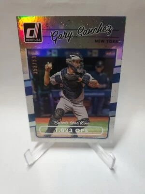 2017 Panini Donruss - Career Stat Line #126 Gary Sanchez /500 - Image 1 of 2