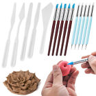 10pcs For Nail Art Ergonomic With 5 PaletteEasy Grip Sturdy Clay Tool Set