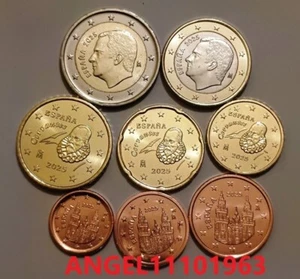 2025 ESPAÑA 3,88 € LAS 8 MONEDAS CARA NACIONAL. S/C DISPONIBLE - Imagen 1 de 1