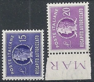 1949-52 ITALIA RECAPITO AUTORIZZATO RUOTA MNH ** - RR11471 - Picture 1 of 1