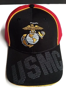 United States Marines USMC Logo Embroidered Military Hat Cap NEW - Picture 1 of 3