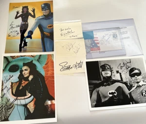 Signed Batman - Kitt Craig Wallach Gorshin Merriwether Newman Ward - Picture 1 of 1