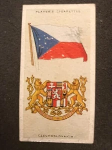 Single: No.12 CZECHOSLOVAKIA - NATIONAL FLAGS AND ARMS John Player 1936 - Picture 1 of 2