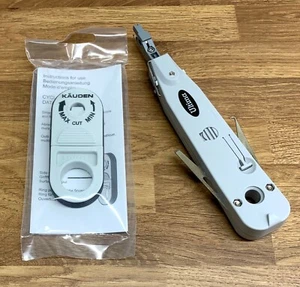 Cyclops Network Cable Stripping Tool CAT5e CAT6 UTP STP Kauden + Ultima IDC tool - Picture 1 of 5