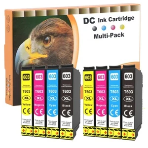 8 Patronen kompatibel zu Epson XP-3105 XP-3150 XP-3155 XP-4100 XP-4105 - 603XL - Bild 1 von 5
