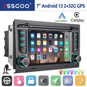 Android 13 Autoradio GPS Navi RDS Für Audi A4 S4 RS4 B6 B7 B8 SEAT EXEO Carplay - Bild 1 von 15