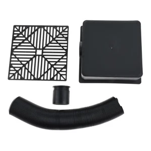 Grid Filters Gutter Downspout Extension Kit Square With Flexible Hose 12×12inch - Picture 1 of 12