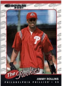 2001 Donruss The Rookies Jimmy Rollins Rookie Card #R64 Phillies - Picture 1 of 1