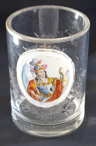 Antikes handbemaltes Glas HL.MICHAEL Erzengel 19. Jh. - Picture 1 of 2