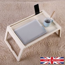 Foldable Serving Portable Breakfast Table, Laptop Desk, Bed Table, Serving Tray