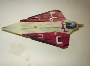 Star Wars 2001 E 2 II AOTC Clones Obi Wans Jedi Starfighter completo con acc. 521 - Imagen 1 de 5