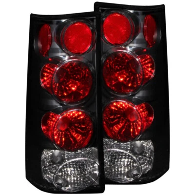 ANZO For 1996-2002 Gmc Savana Taillights Black - Imagem 1 de 4