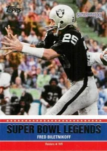 2011 Topps Super Bowl Legends #11 Fred Biletnikoff Oakland Raiders - Picture 1 of 1