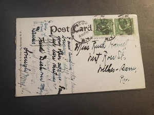 SYRACUSE UNIVERSITY STADIUM, NY 1910 Postal History Cover Folding Postcard - Picture 1 of 2