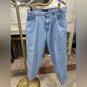 Levi’s SilverTab Baggy Jeans Uomo 36X30 Lavaggio Leggero Anni 90 Y2K Made USA Denim - Foto 1 di 8