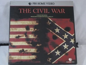 The Civil War PBS Home Video Laserdisc Ken Burns VG - Imagen 1 de 2