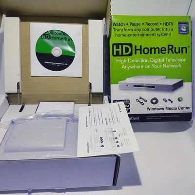SiliconDust HDHomeRun OTA HDTV Network Tuner Dual ATSC NEW OPEN BOX - Image 1 of 4