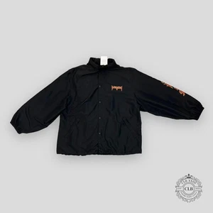 Balenciaga Oversized Logo Print Shell Windbreaker in Black - Picture 1 of 7