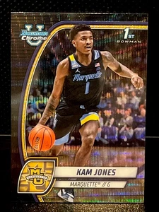 Bowman U 2024 cromo - KAM JONES #39 - refractor de onda negra (RC) - Imagen 1 de 2
