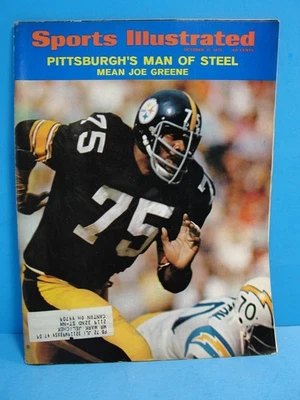 1971 Sports Illustrated Pittsburgh's Man Of Steel Mean Joe Greene - Image 1 of 4