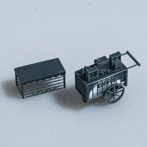 Soporte móvil para carro de café espresso 1/12 coche militar ferrocarril pista accesorios - Imagen 1 de 2
