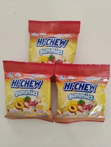 3X Bag Hi-Chew Peach, Mango, Strawberry Fruit Gummies | 4.23oz BB 08/25 - Picture 1 of 3
