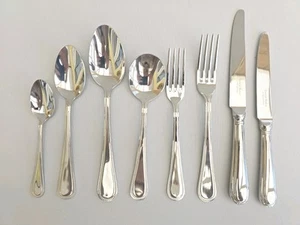 George Butler Bead Stainless Steel Cutlery Set 8 Pieces - Picture 1 of 9