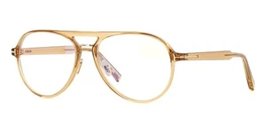 New TOM FORD Brown Aviator FT5981-B 045 Eyeglasses Women - Picture 1 of 4