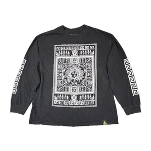 Last Kings by Tyga Medusa Greek Key Langarm T-Shirt Schwarz XXL USA - Bild 1 von 7
