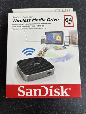 SanDisk SDWS1-064GB-E57 Connect™ Wireless Media Drive 64GB - Image 1 of 2