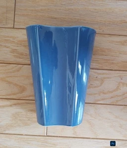 Art Deco Blue Trenton Pottery Vase 7" - Picture 1 of 4