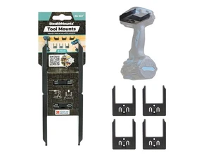 Colgador de herramientas StealthMounts, soportes de almacenamiento para herramientas eléctricas Makita XGT (4 paquetes, negro) - Imagen 1 de 4