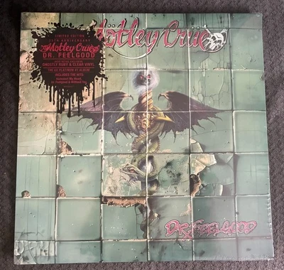 Mötley Crüe - Dr. Feelgood (Rare 35th Anniversary Ghostly Ruby and Clear Vinyl) - Image 1 of 3