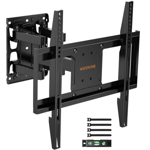TV Wall Bracket Swivel Adjustable Full Motion TV Mount Tilt and Extend Double - Picture 1 of 24