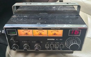 Kris XL-50 40 Kanal mobiles CB-Funkgerät mit Handbuch & Mobilteil schaltet schön ein - Bild 1 von 17