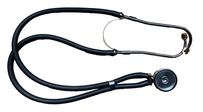 Estetoscopio médico negro doble cabezal RN, CNA, MA, MD, PCT, DO, DVM USADO EN EXCELENTE ESTADO Foto 1 de 4