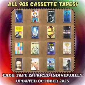 BUILD UR OWN CASSETTE LOT - ALL TAPES $5 AND UP - 90s GRUNGE PUNK METAL HITS! - Picture 1 of 195