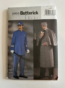 Butterick 3993 Sherlock Holmes & Bobby Constable Costume Sewing Pattern L, XL - Picture 1 of 2