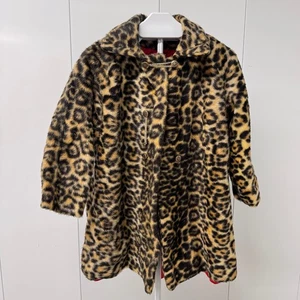 True Vintage Leopard Jacket Authentic Fur Regal Glam Costume - Picture 1 of 5